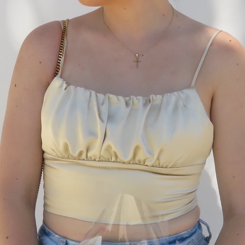 Zara satin top